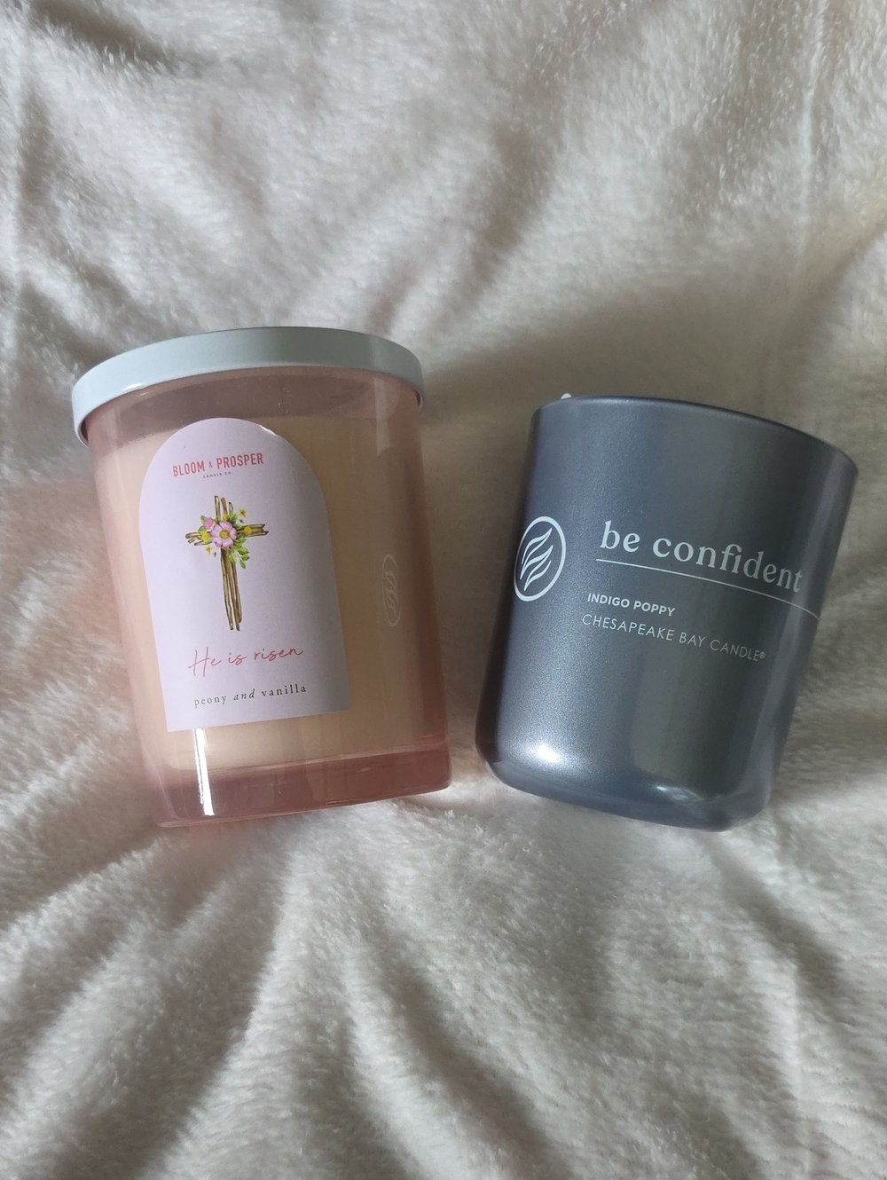 Peony and Vanilla Scented Or Indigo Poppy Candle